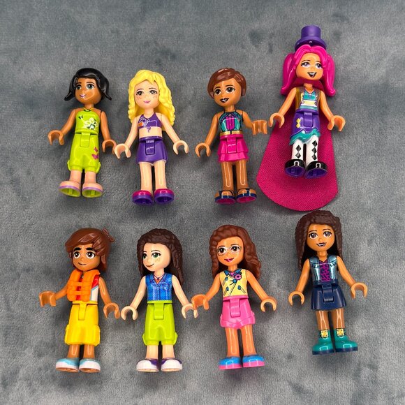 Lego Friends Minifigures Bundle of 8 - Picture 1 of 3